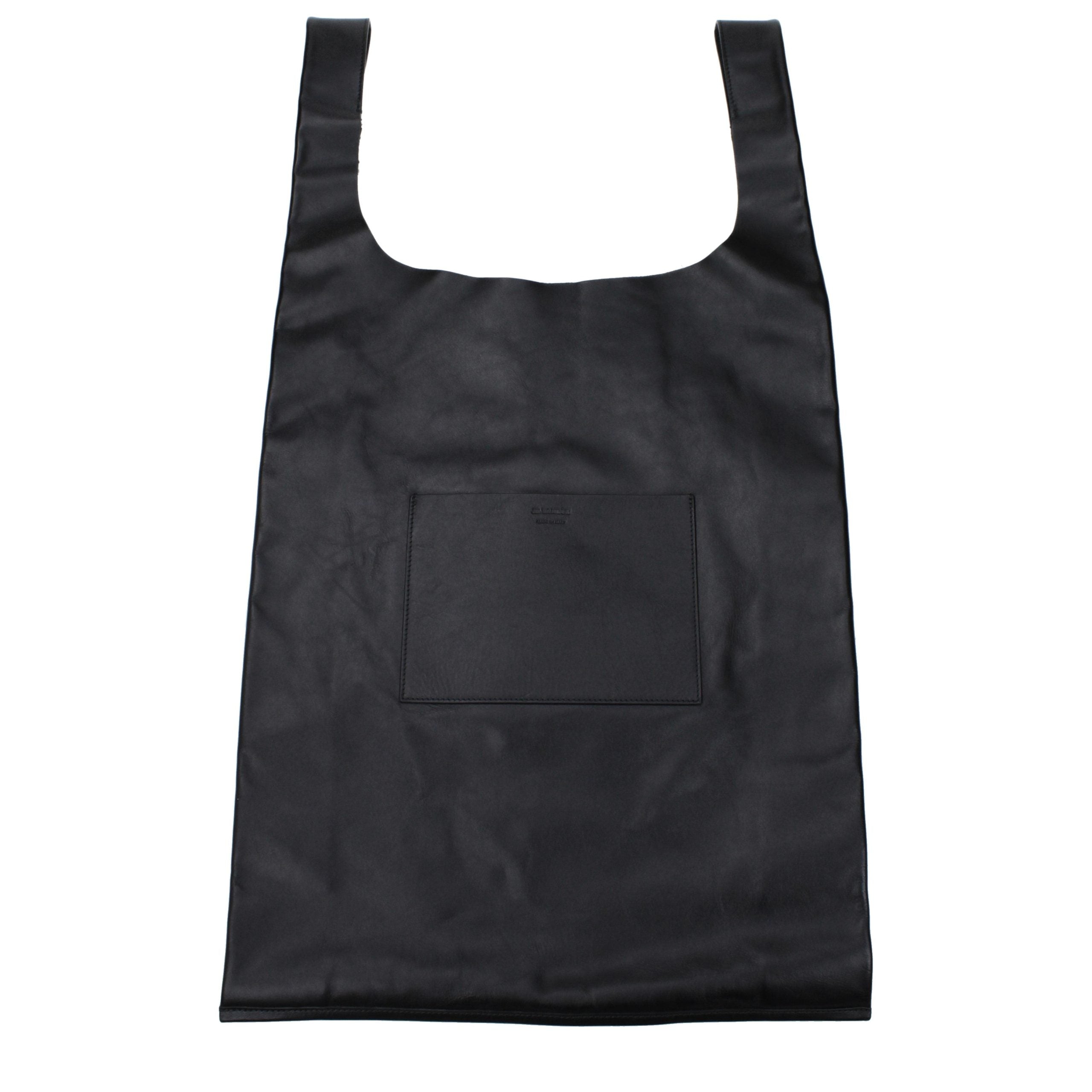 Jil Sander Black Leather Handbag