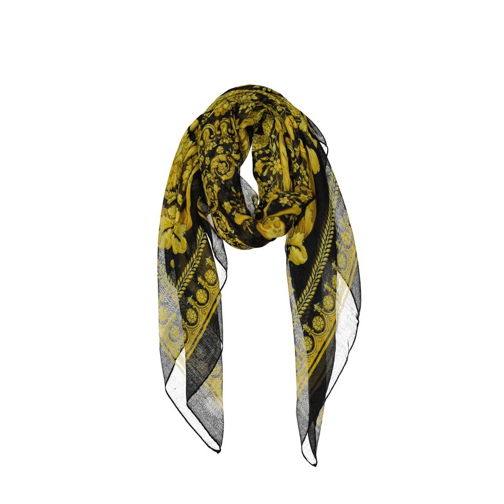 Versace Black Modal Scarf