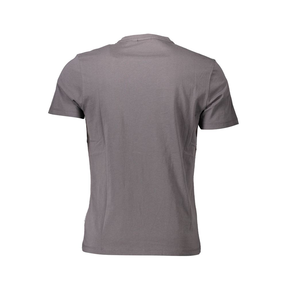 Napapijri Grigio Cotton Mens T-Shirt