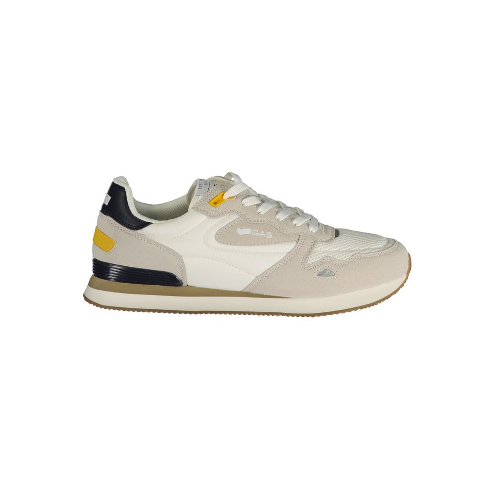 Gas White Polyurethane Men's Sneaker