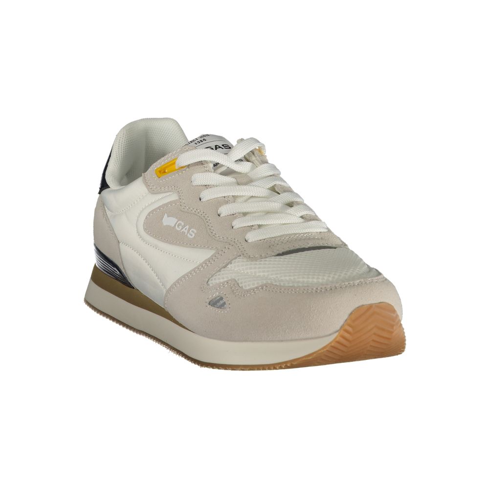 Gas White Polyurethane Men's Sneaker