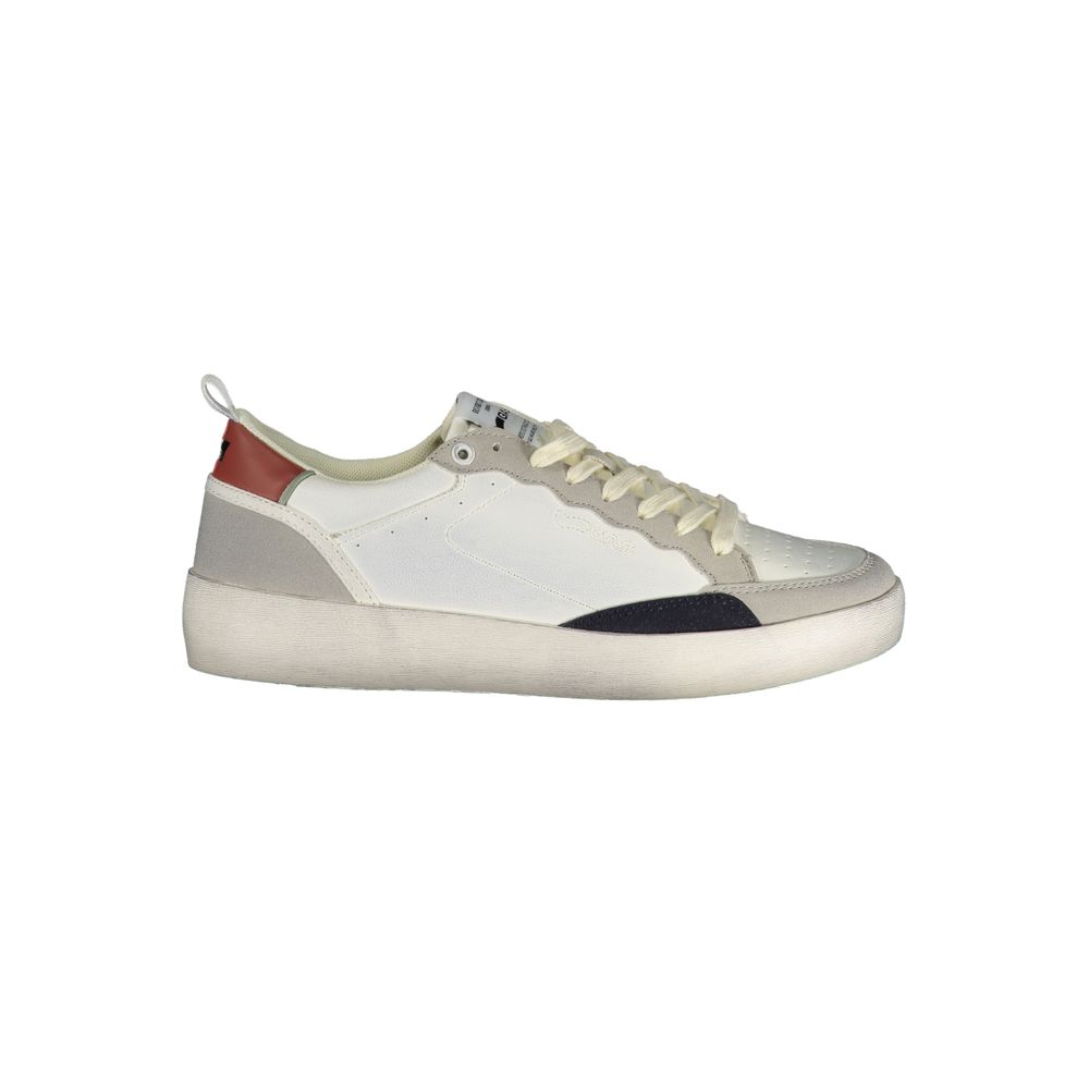 Gas White Polyurethane Men Sneaker