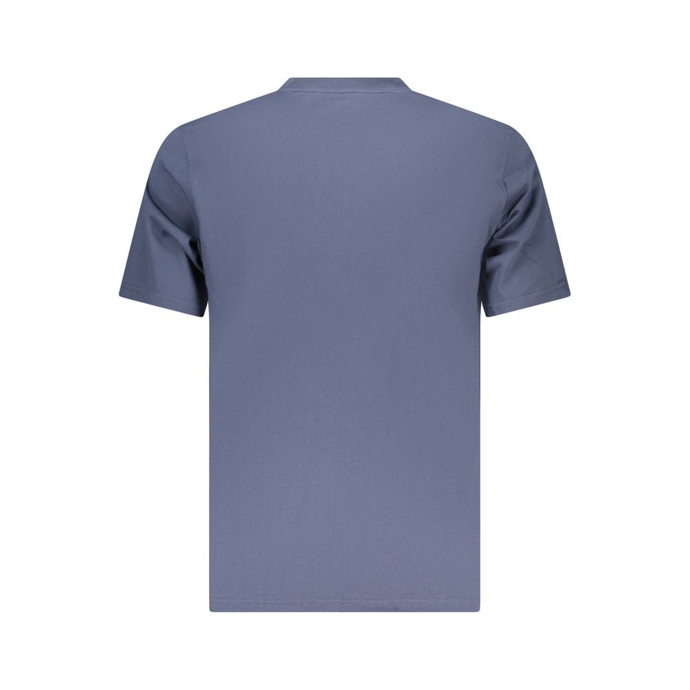 Converse Blu Cotton Men T-Shirt