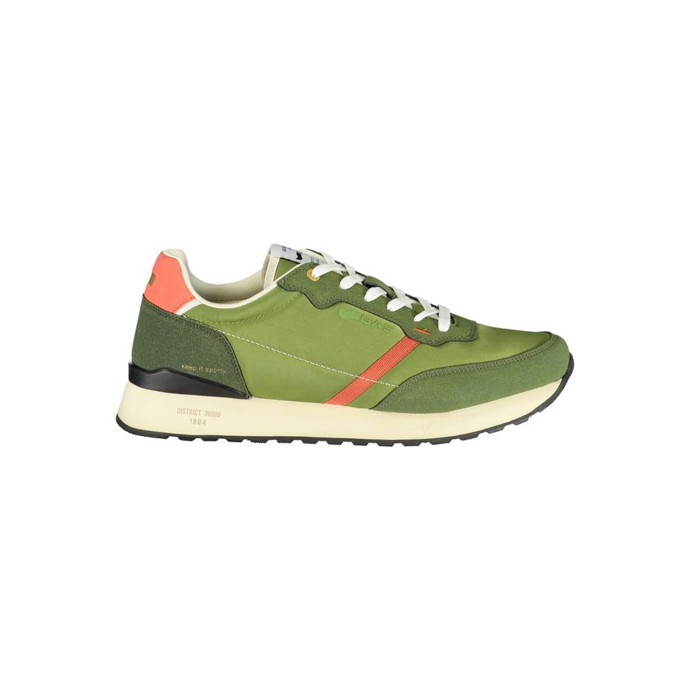 Gas Verde Poliestere Men Sneaker