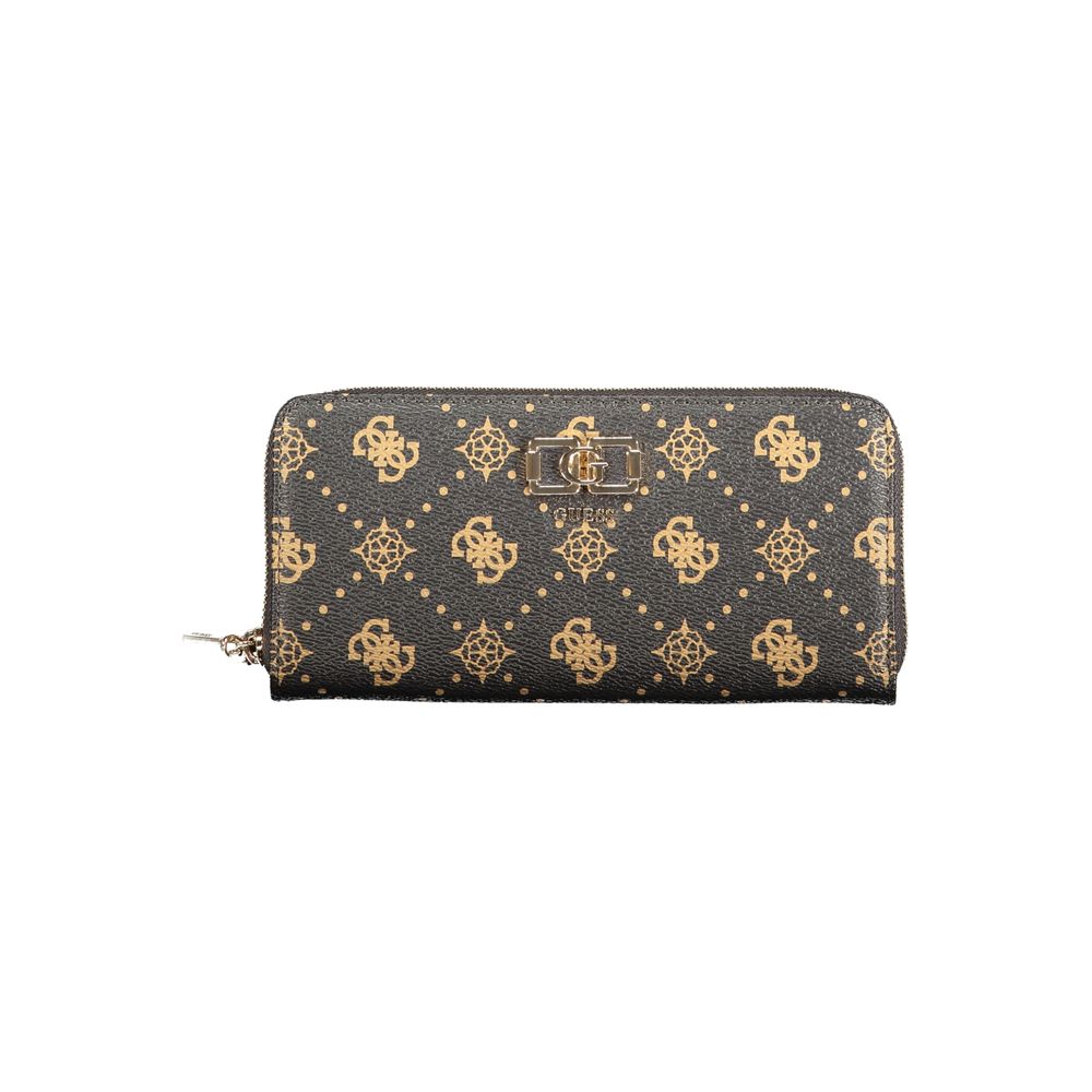 Guess Jeans Marrone Polyurethane Women Wallet
