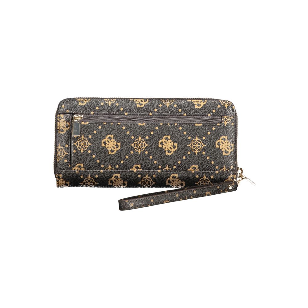 Guess Jeans Marrone Polyurethane Women Wallet