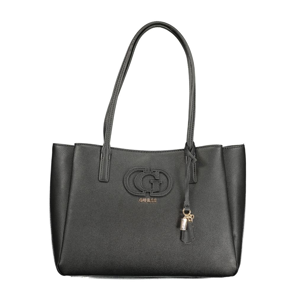 Guess Jeans Black Polyethylene Handbag