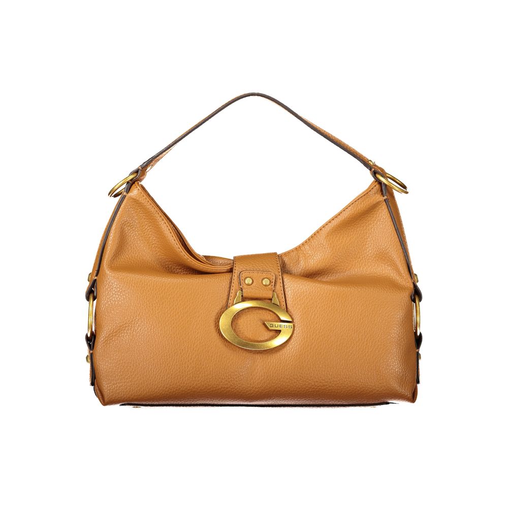 Guess Jeans Brown Polyethylene Handbag