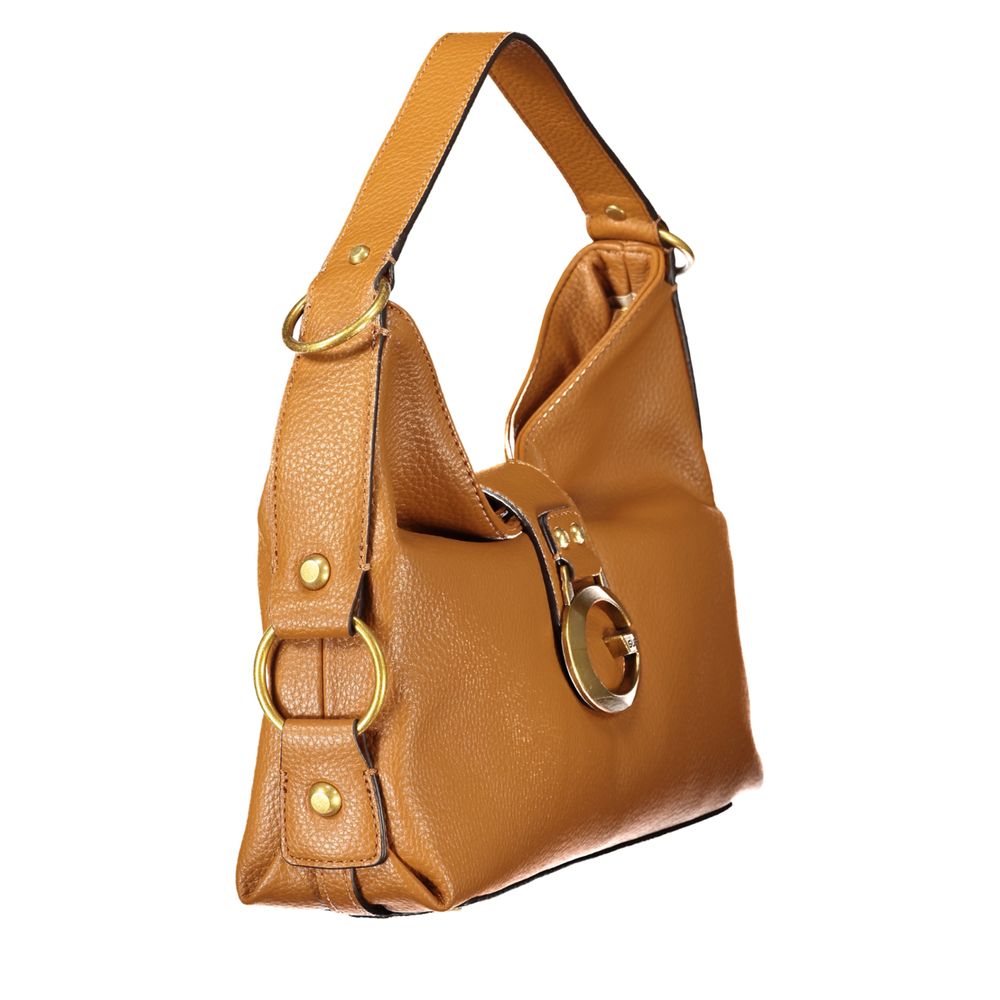 Guess Jeans Brown Polyethylene Handbag