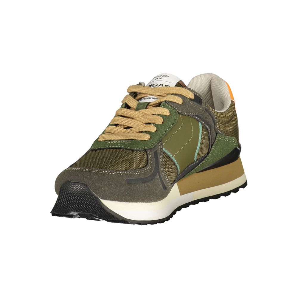 Gas Verde Polyurethane Men Sneaker