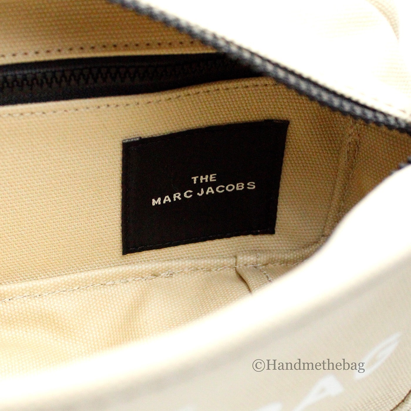 Marc Jacobs The Camera Bag Beige Canvas Crossbody Bag