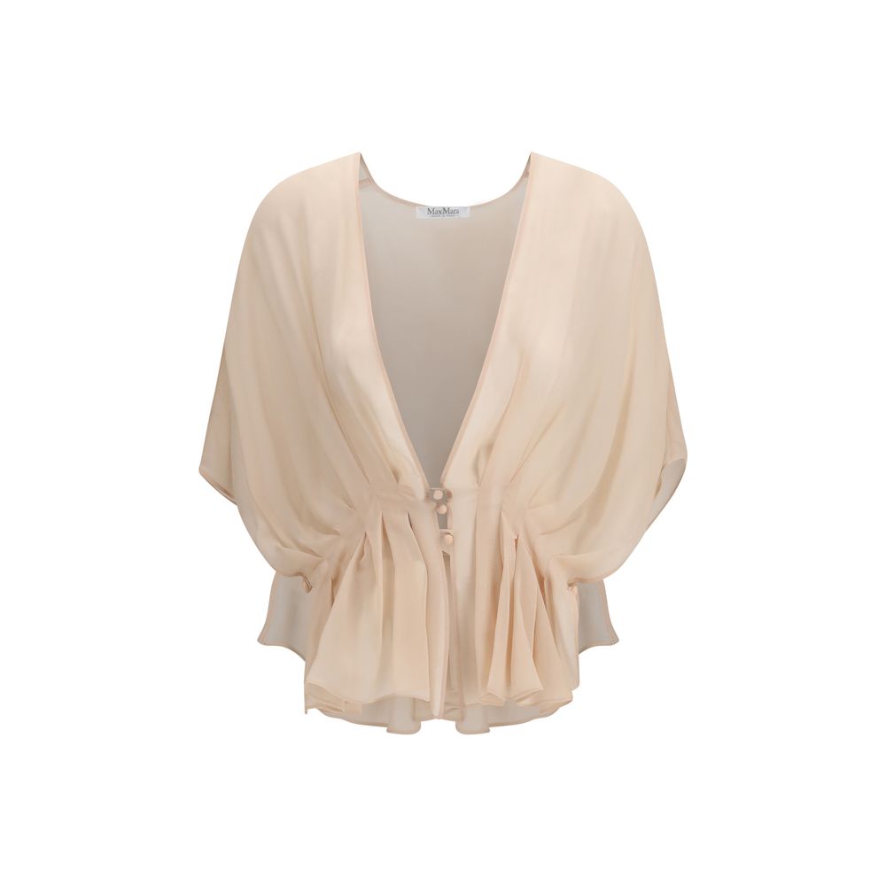 Max Mara Multicolor Silk Coat