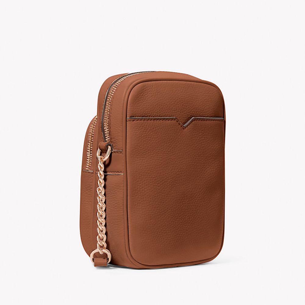 Michael Kors Brown Leather Shoulder Strap