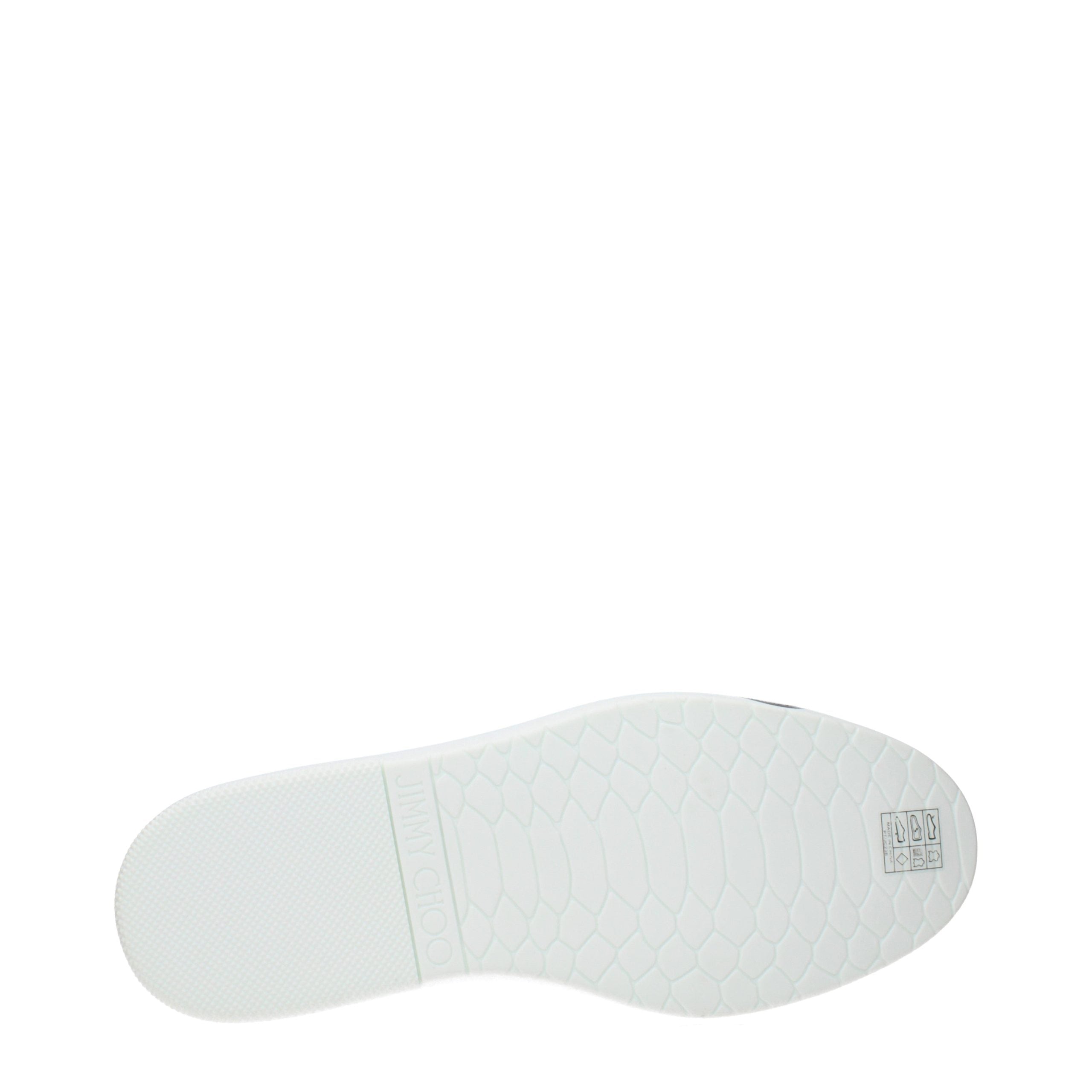 Jimmy Choo White Leather Sneakers