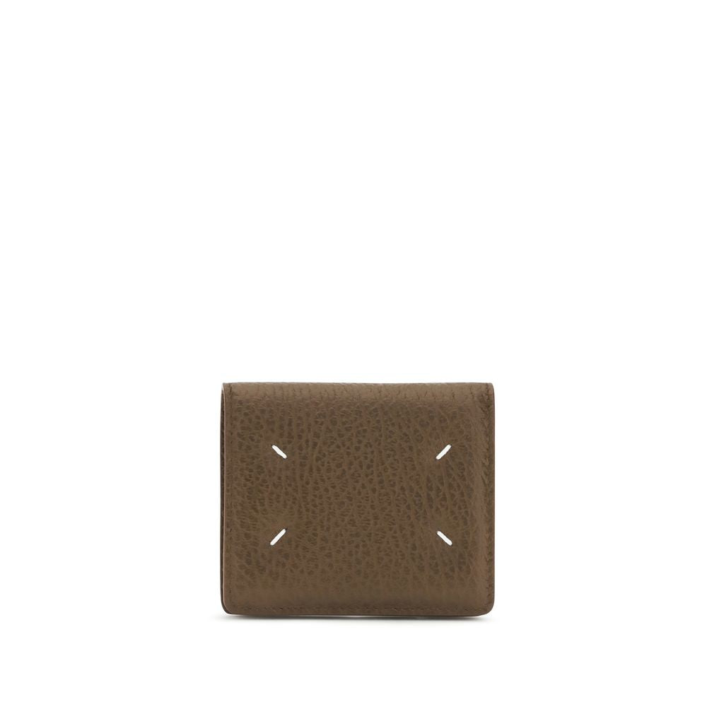 Maison Margiela Gray Calf Leather Bos Taurus Wallet