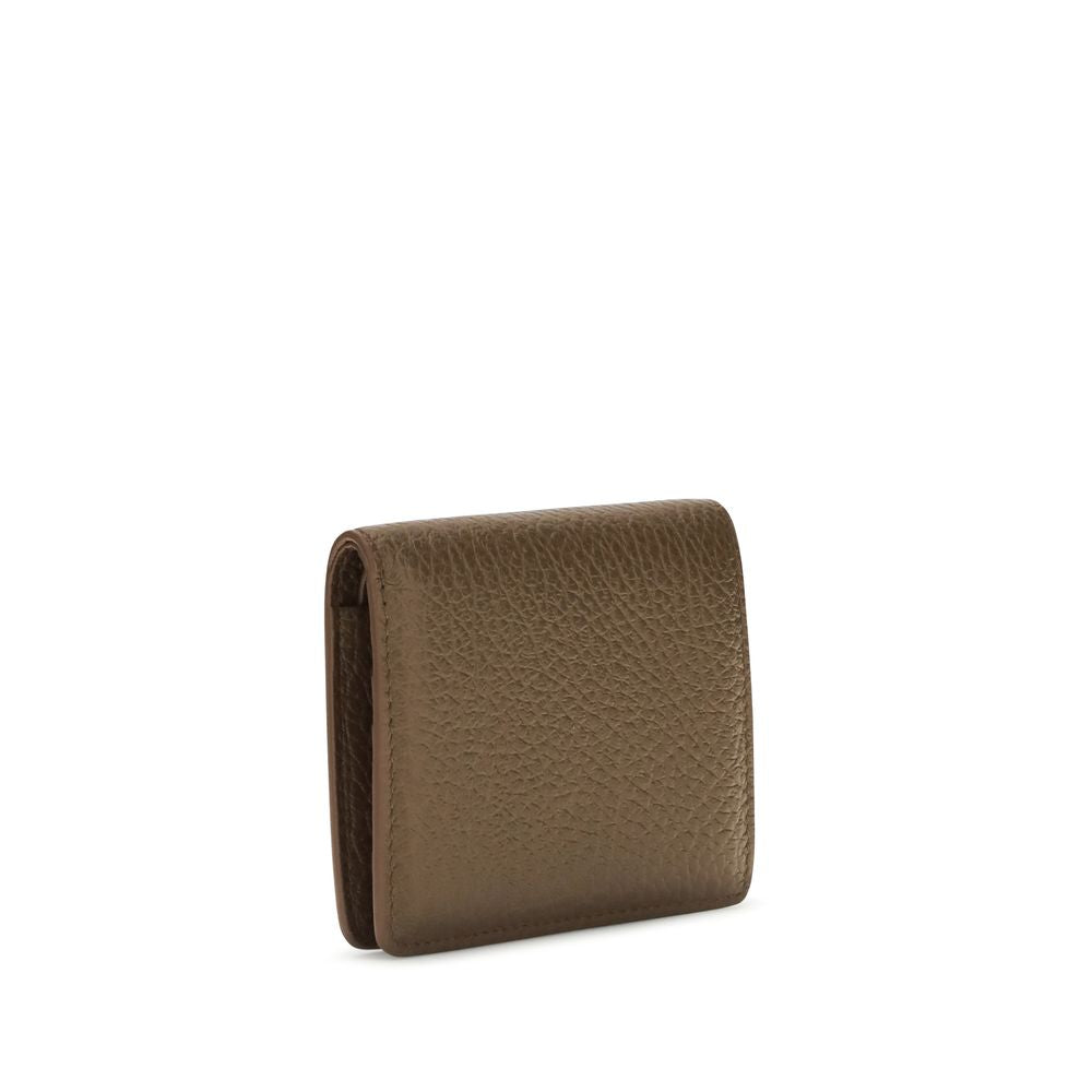 Maison Margiela Gray Calf Leather Bos Taurus Wallet