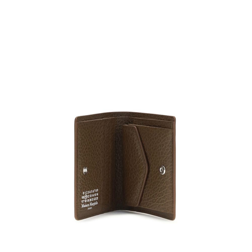 Maison Margiela Gray Calf Leather Bos Taurus Wallet