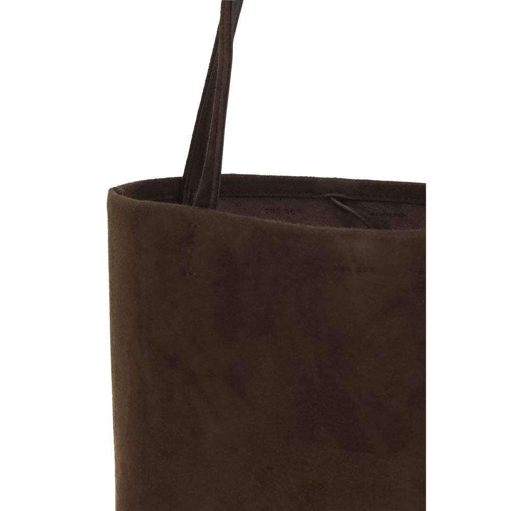The Row Brown Calf Leather Bos Taurus Handbag