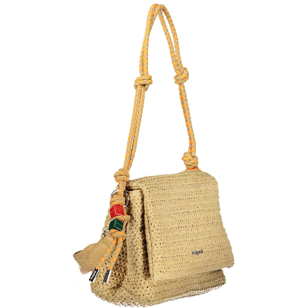 Desigual Beige Paper Women Handbag