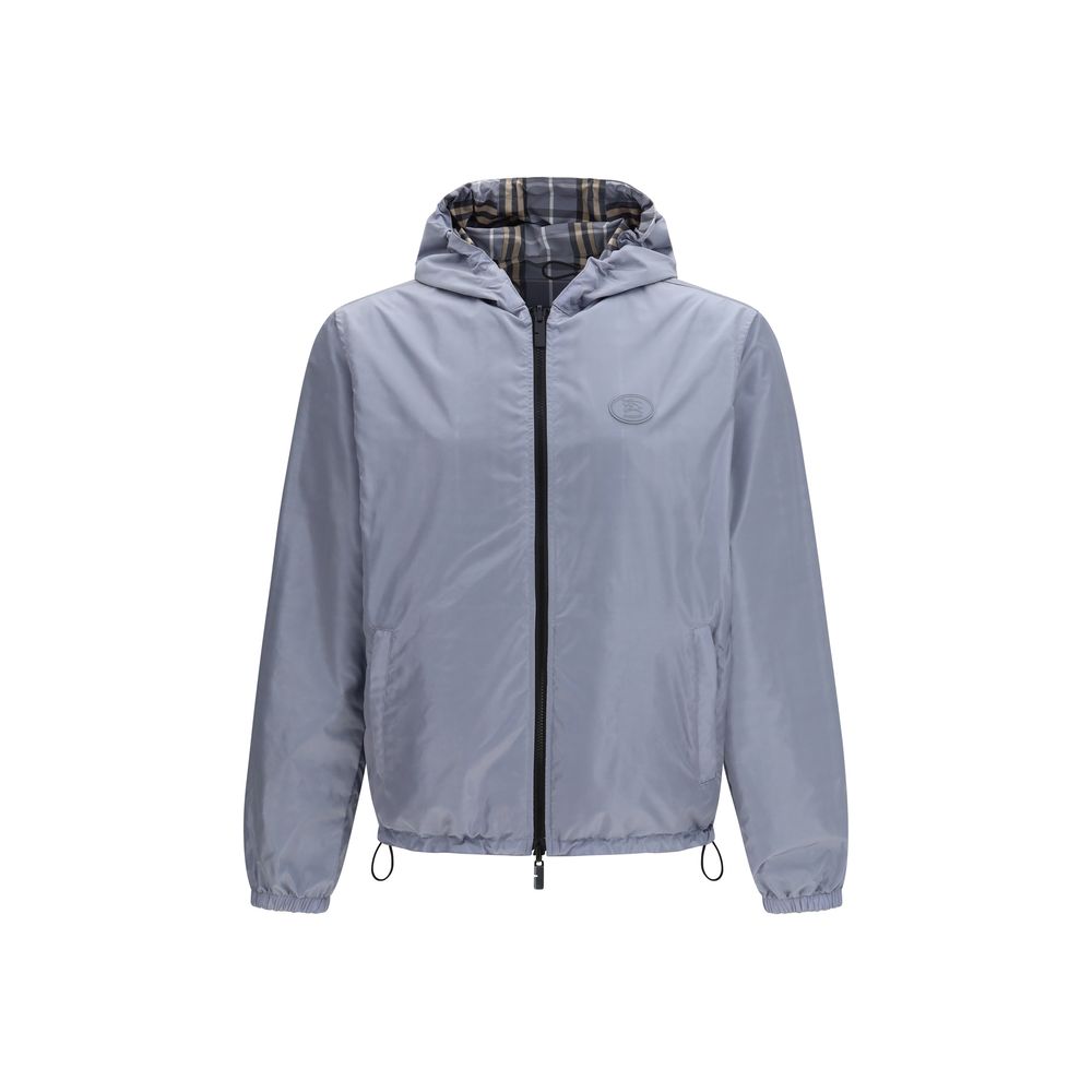 Burberry Blue Polyester Coat