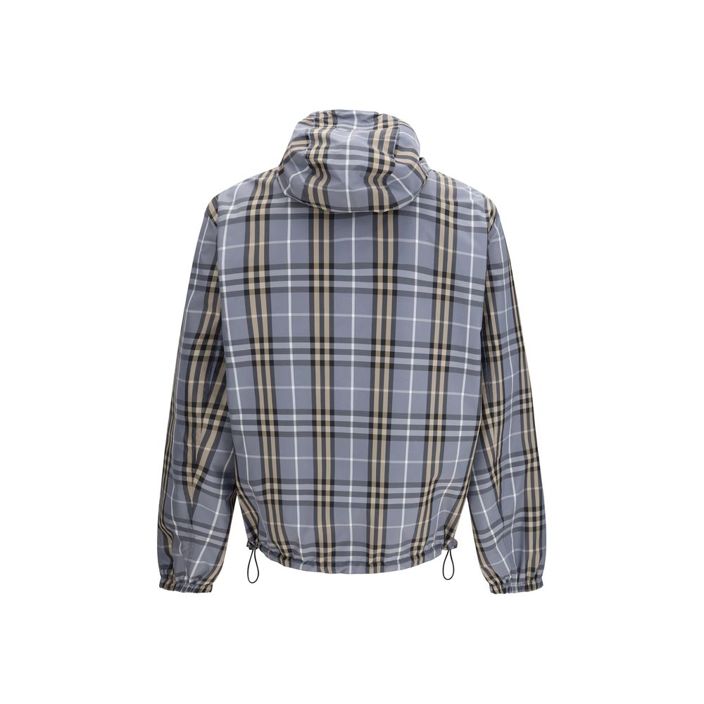 Burberry Blue Polyester Coat