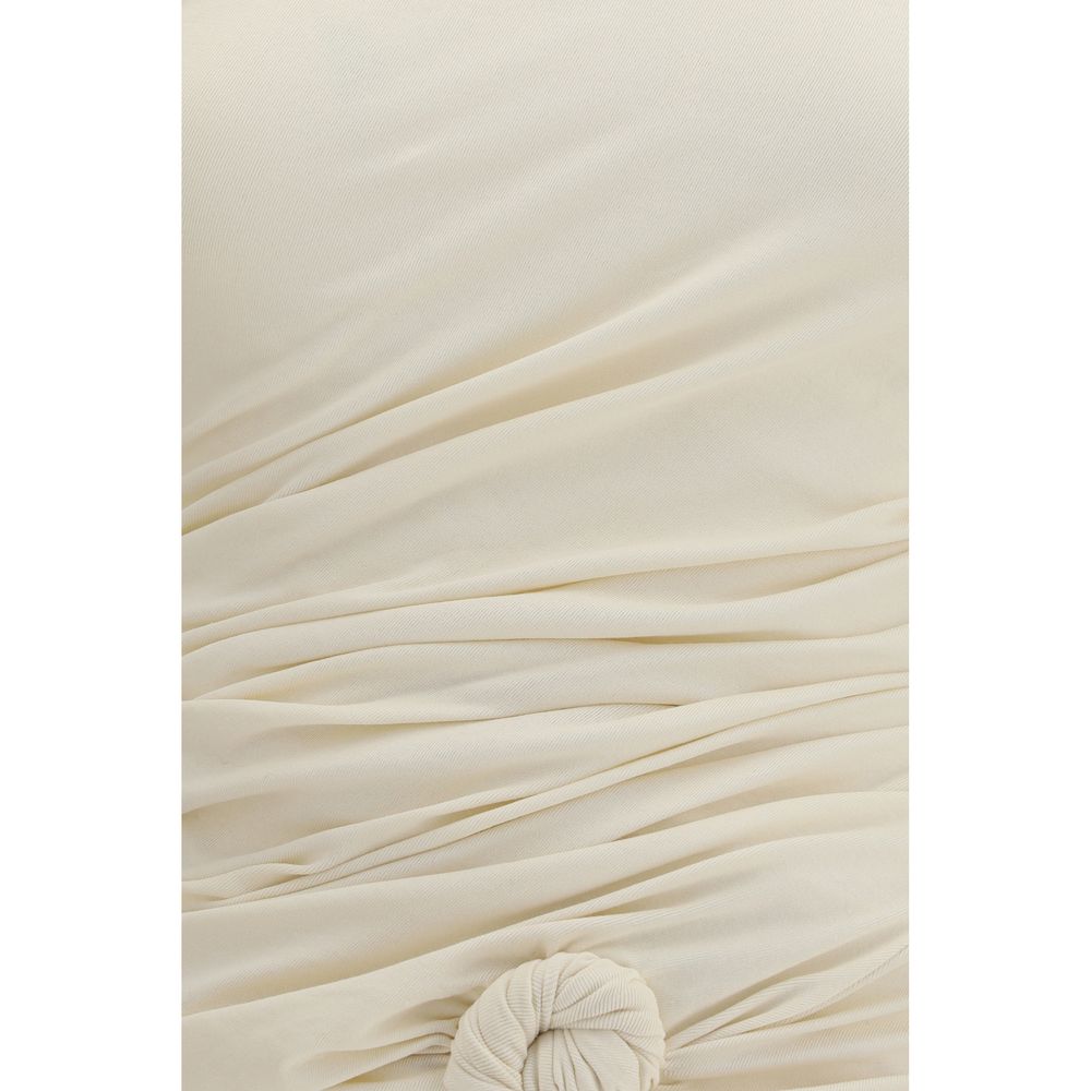 Magda Butrym Beige Cotton T-Shirt