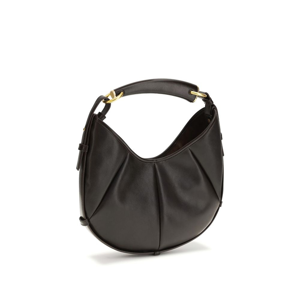 Saint Laurent Brown Calf Leather Bos Taurus Shoulder Bag