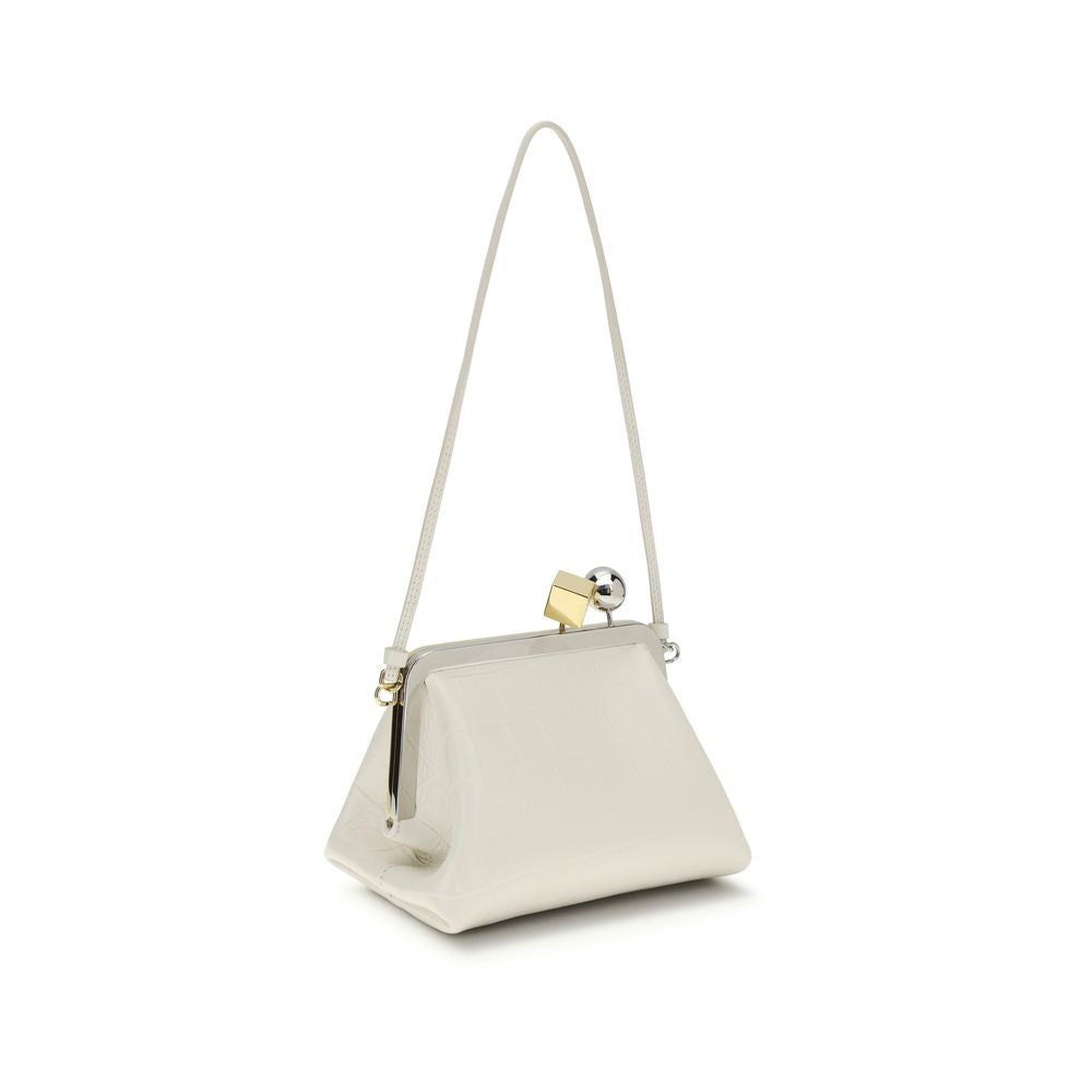 Jacquemus White Lamb Ovis Aries Aries Shoulder Bag