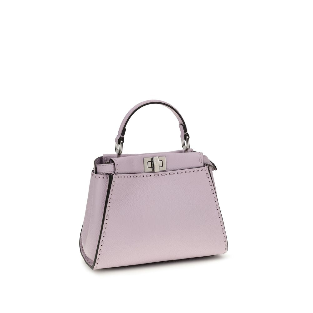 Fendi Purple Calf Leather Bos Taurus Shoulder Bag