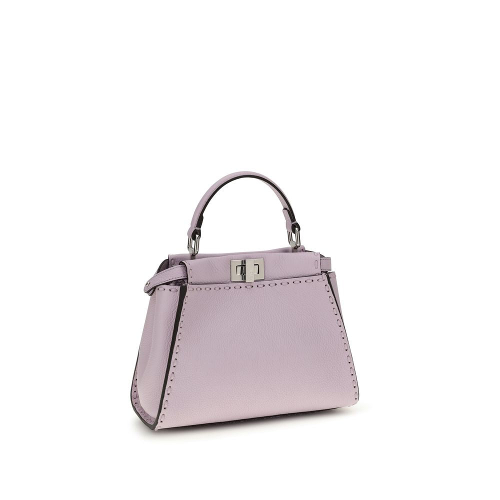 Fendi Purple Calf Leather Bos Taurus Shoulder Bag
