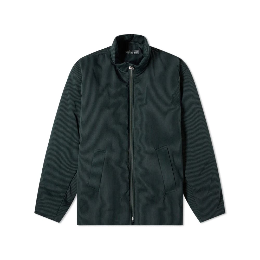 Balenciaga Black Cotton Full-Length Jacket
