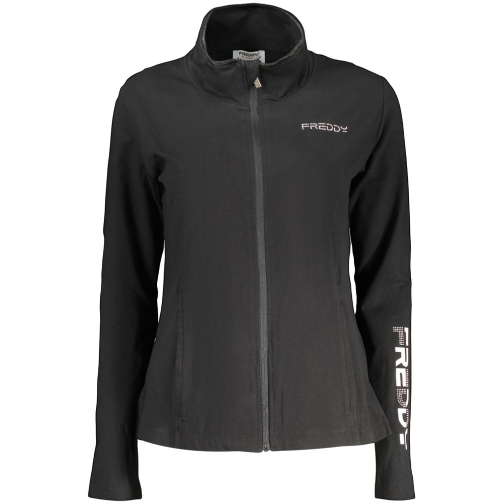 Freddy Black Cotton Sweatshirt