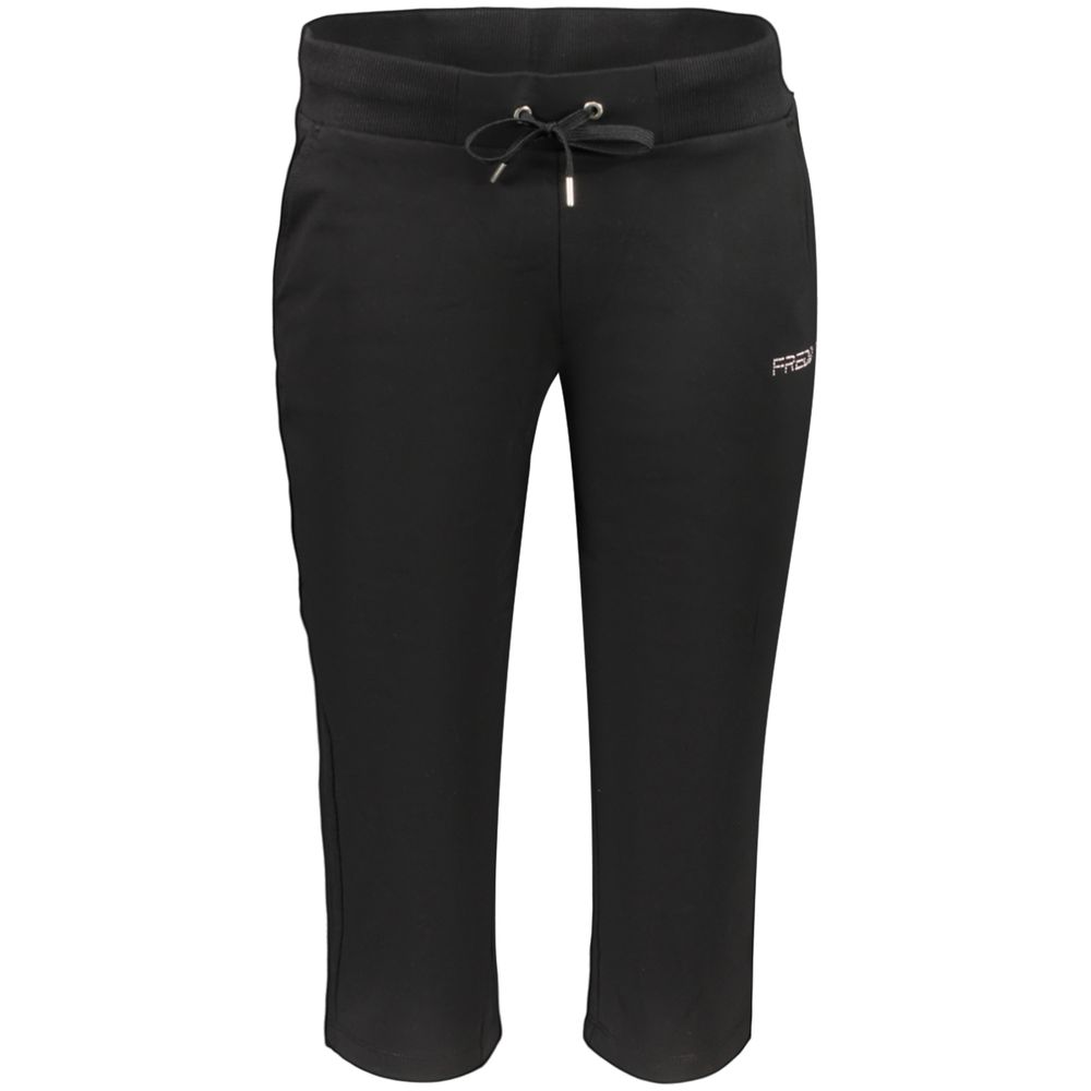 Freddy Black Cotton Athletic Pants