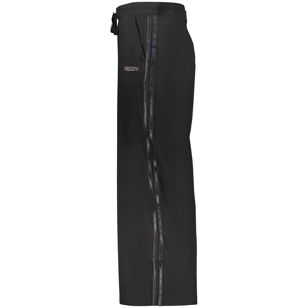 Freddy Black Cotton Athletic Pants