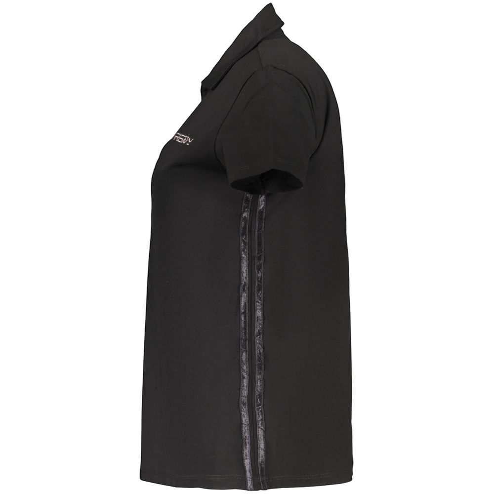 Freddy Black Cotton Polo Shirt