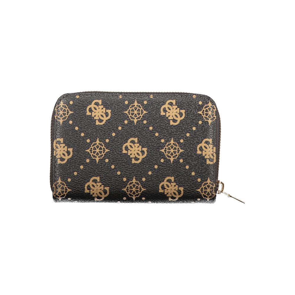 Guess Jeans Brown Polyethylene Wallet