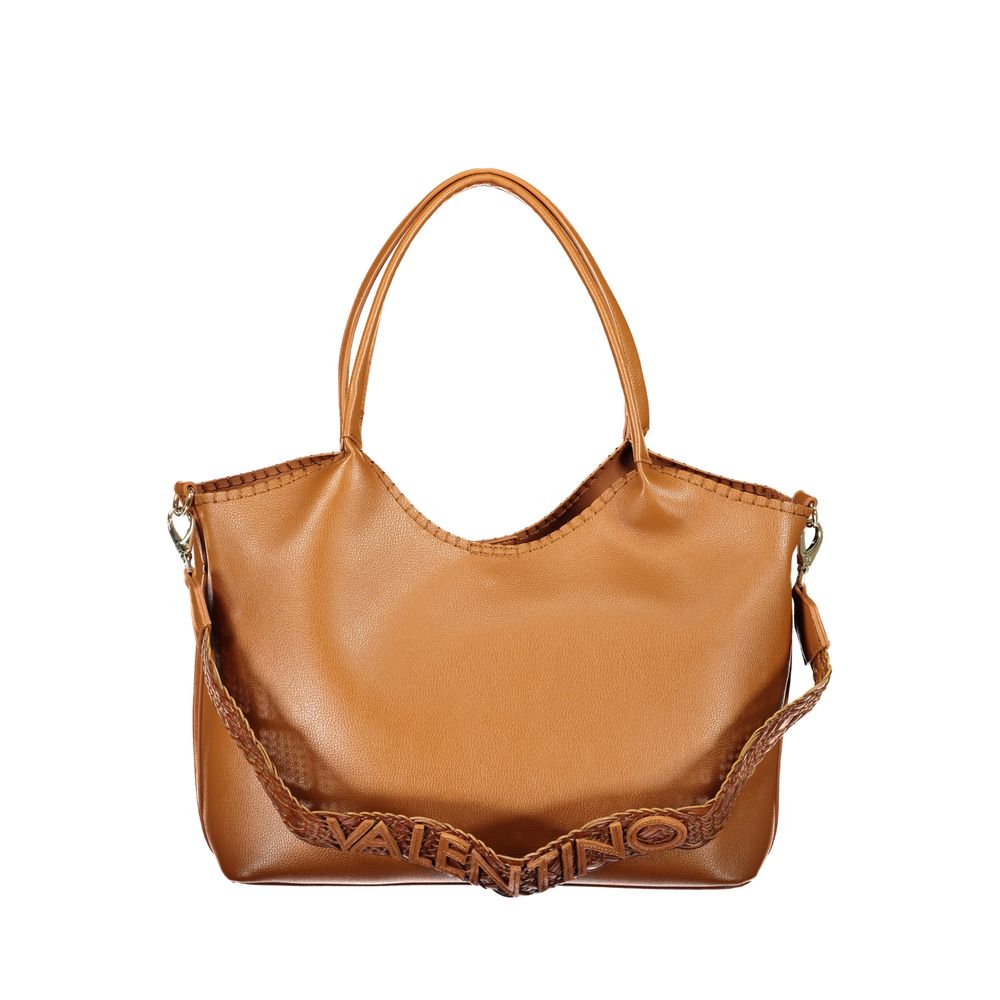 Mario Valentino Brown Polyethylene Handbag