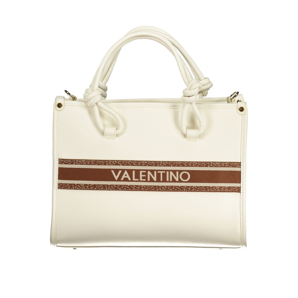 Mario Valentino White Polyethylene Handbag