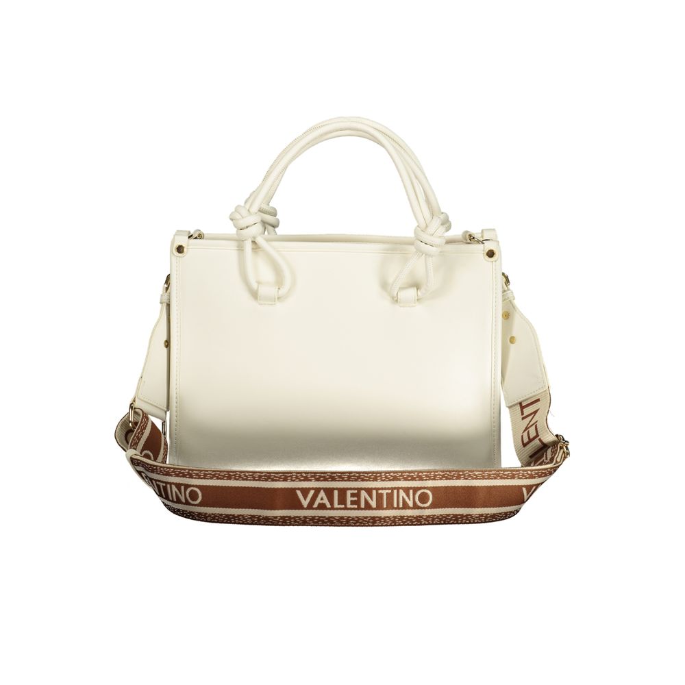Mario Valentino White Polyethylene Handbag