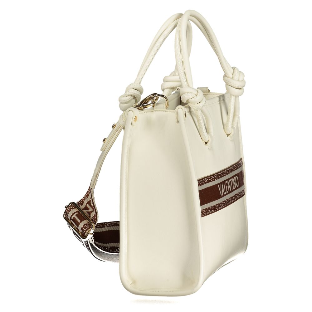 Mario Valentino White Polyethylene Handbag