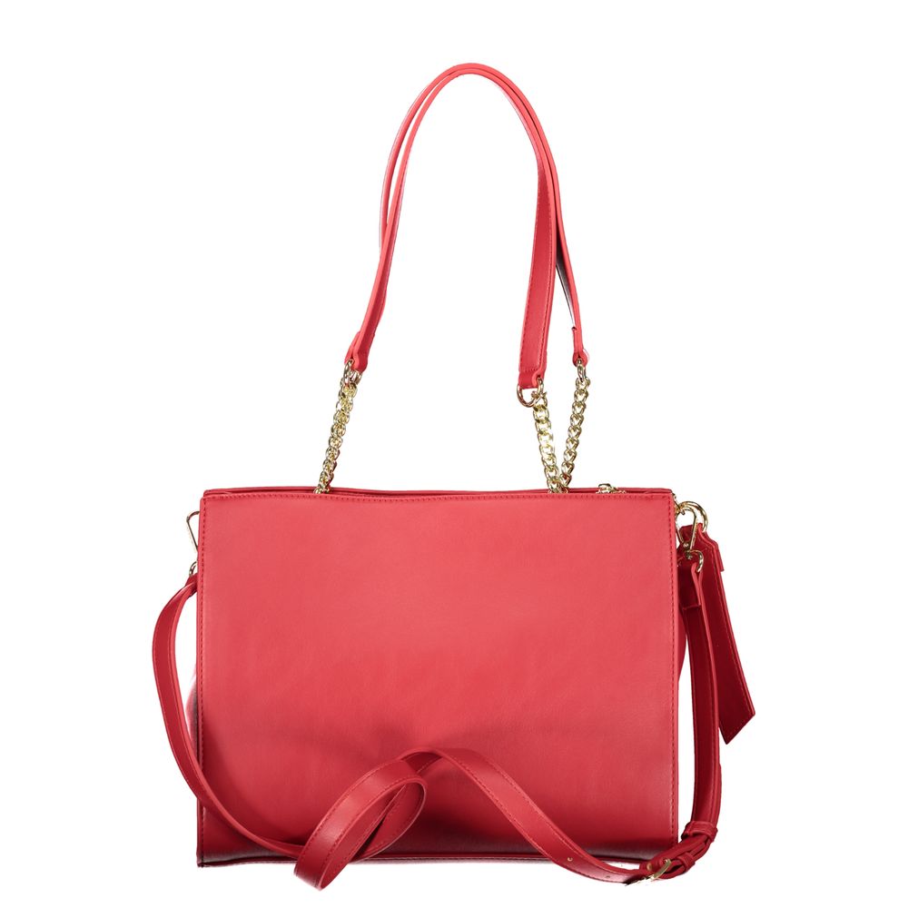 Mario Valentino Red Polyethylene Handbag