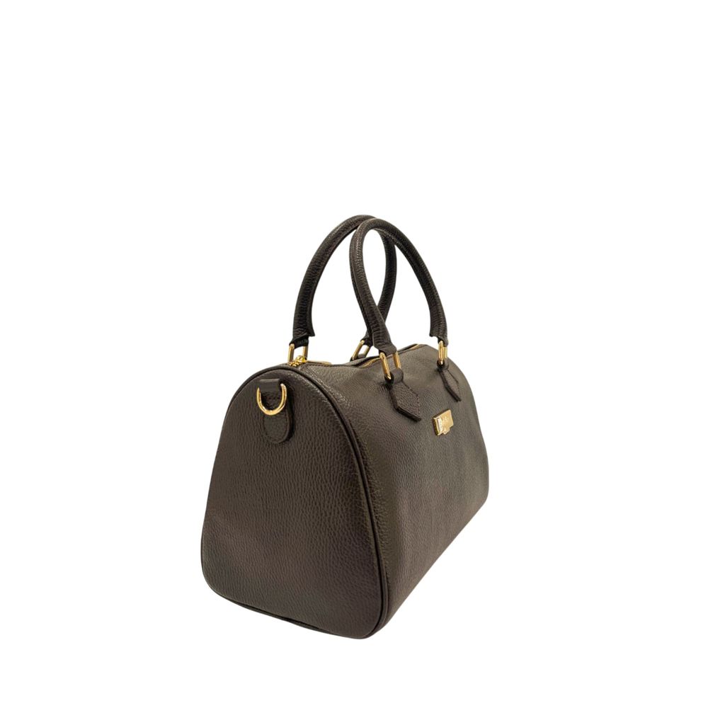 Baldinini Trend Brown Cowhide Shoulder Bag