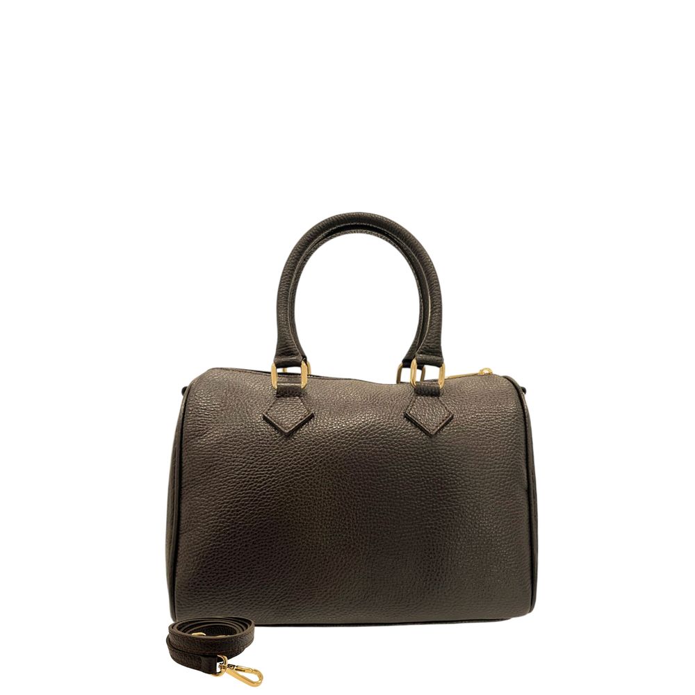 Baldinini Trend Brown Cowhide Shoulder Bag