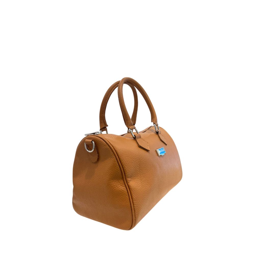 Baldinini Trend Brown Cowhide Shoulder Bag