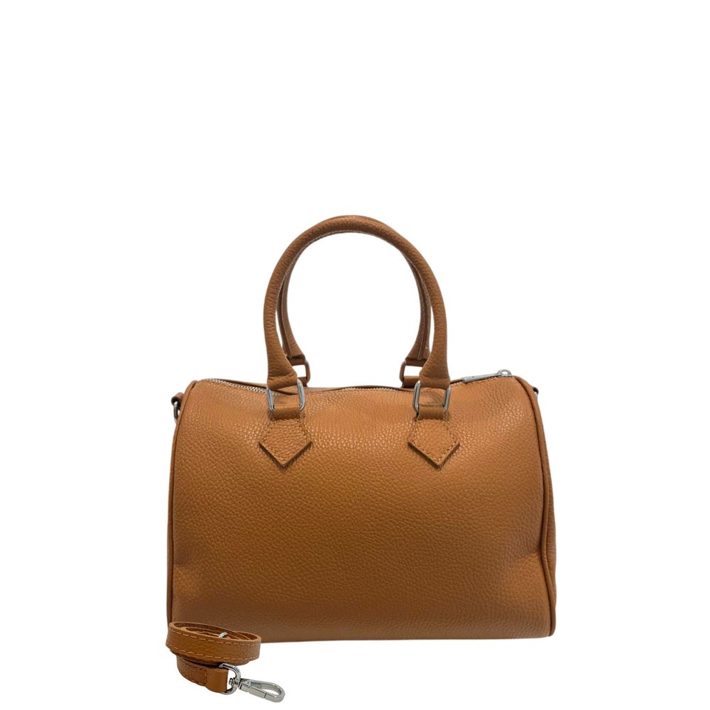 Baldinini Trend Brown Cowhide Shoulder Bag