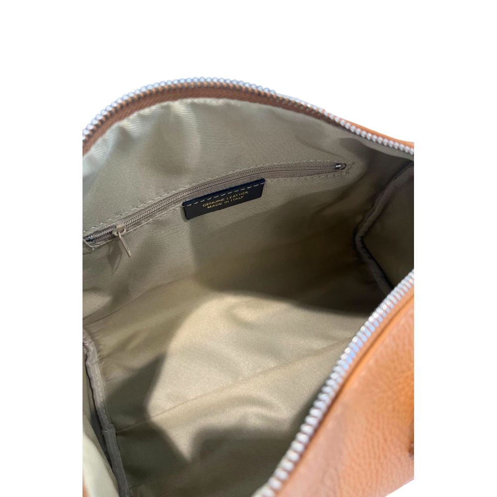 Baldinini Trend Brown Cowhide Shoulder Bag