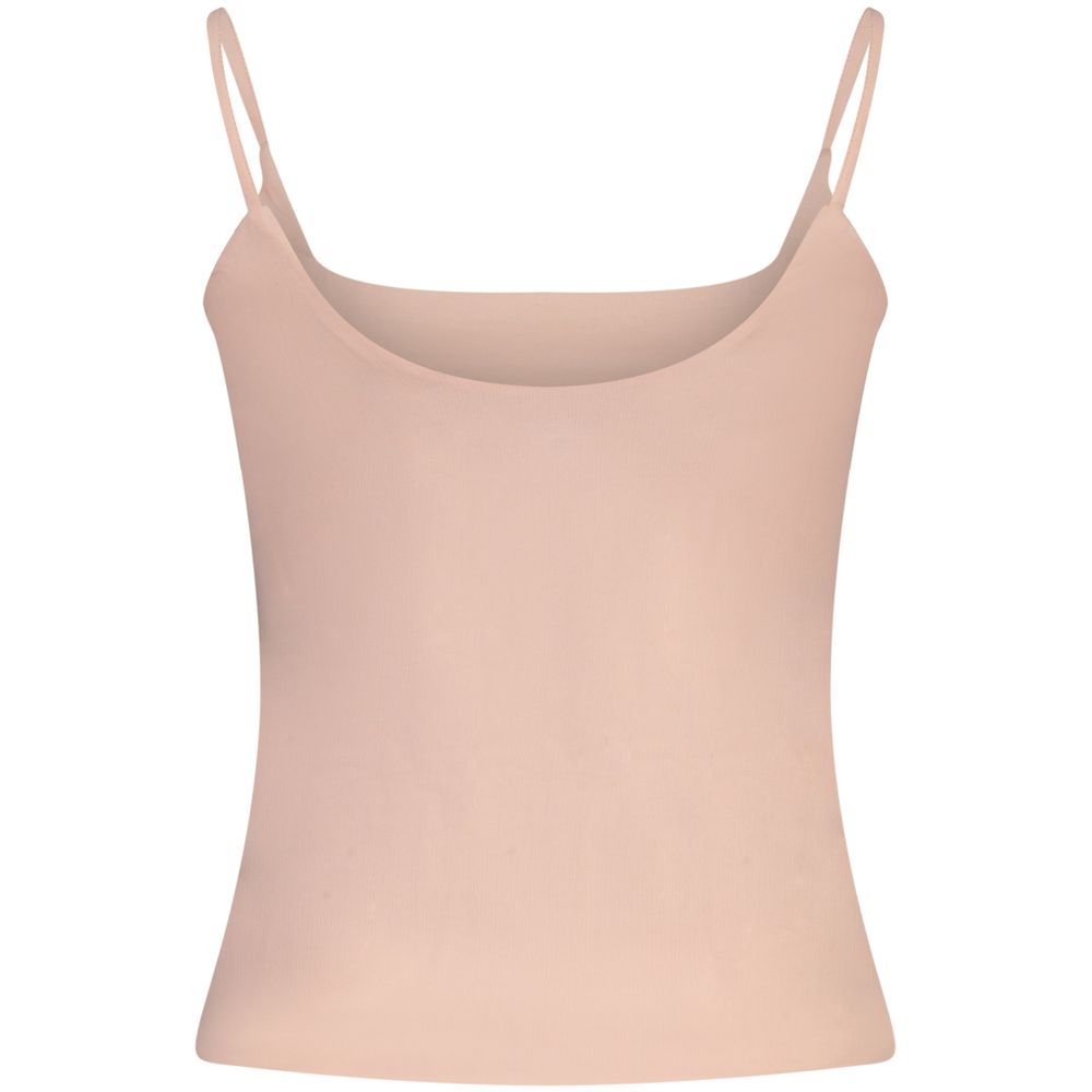 Guess Jeans Pink Cotton Tank Tops