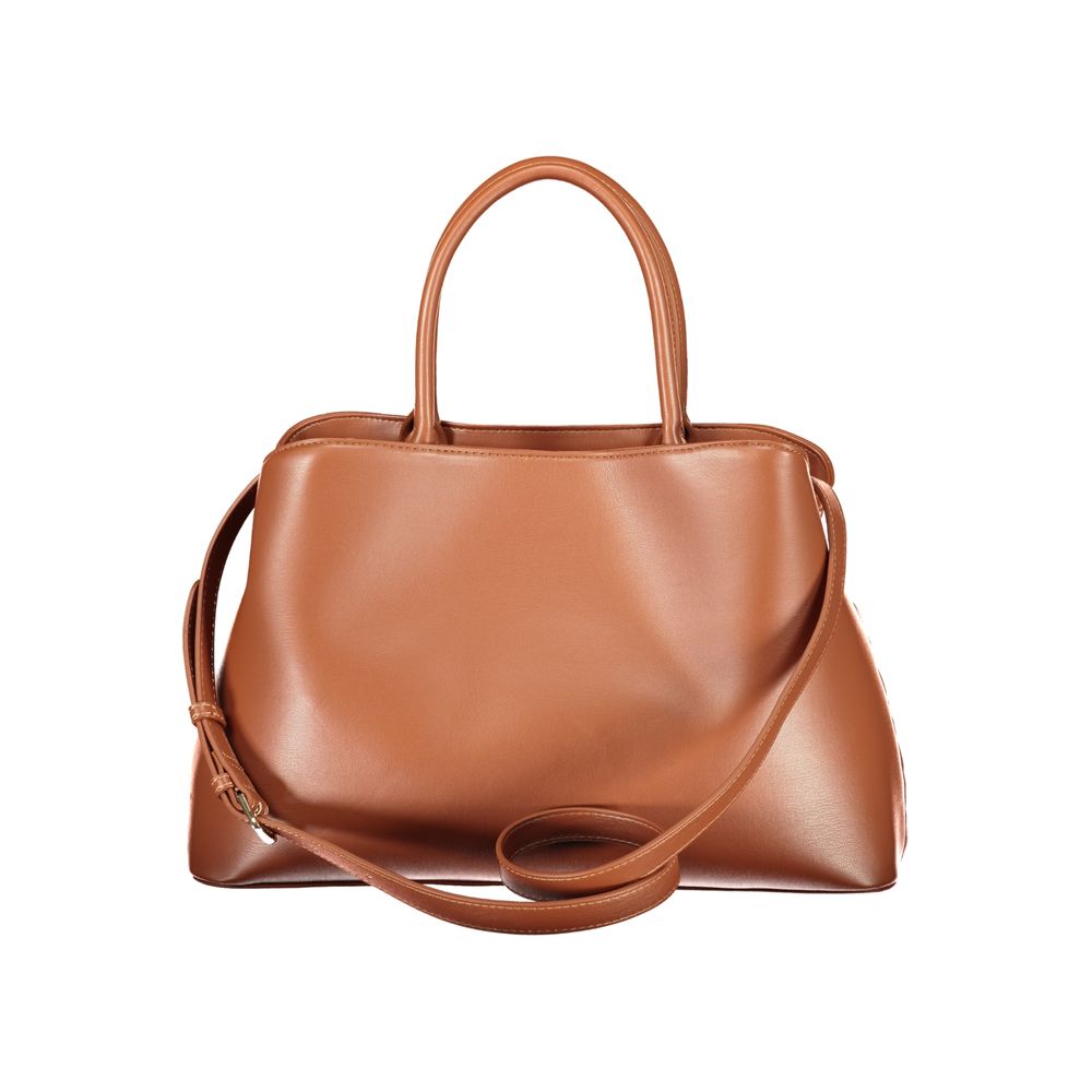 Mario Valentino Brown Polyethylene Handbag