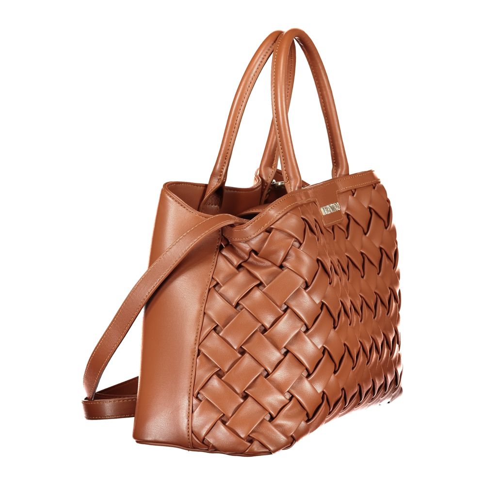 Mario Valentino Brown Polyethylene Handbag