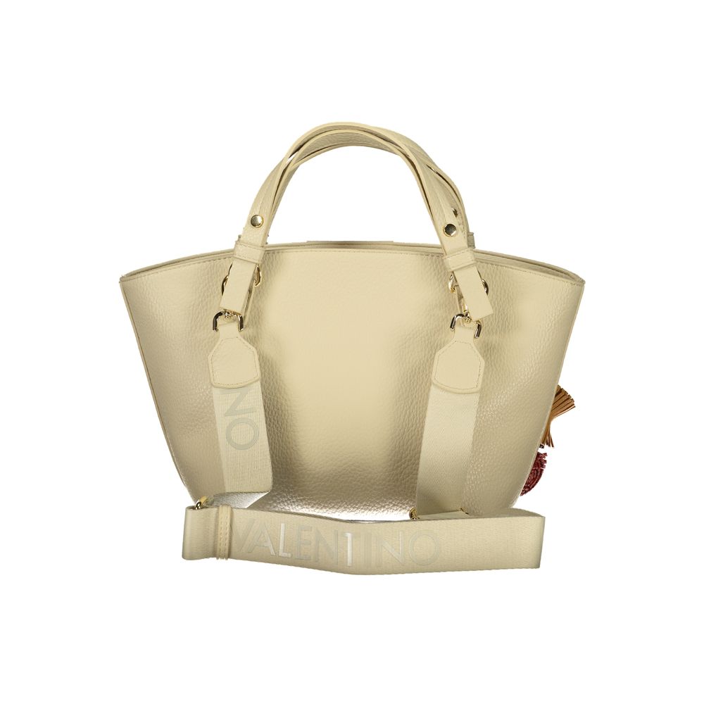 Mario Valentino Beige Polyethylene Handbag